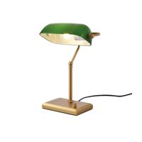 Artdelight Tafellamp Stanford H 37 cm goud groen - thumbnail