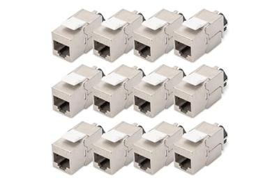 Digitus RJ45-inbouwmodule Keystone CAT 6A 1 stuk(s)