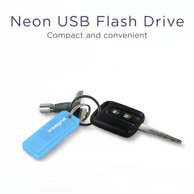 Integral Neon USB 2.0 stick, 32 GB, blauw