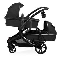 Baninni Tweeling kinder-/wandelwagen Doppy zwart BNST030-BK - thumbnail