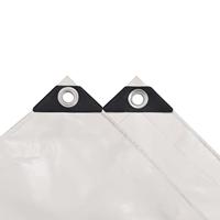 Dekzeil 650 g/m 4x8 m wit - thumbnail