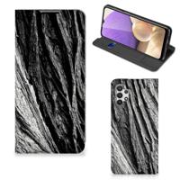 Book Wallet Case Samsung Galaxy A32 5G Boomschors Grijs - thumbnail