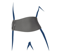 Basko Stoma HydroActive Bandage - Zwembandage Voor Stoma - XXL - Grijs - thumbnail