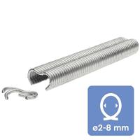 Hekwerkringen Gegalvaniseerd VR16 in Blister 400st, 2-8mm - thumbnail