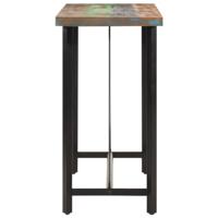 Bartafel 110x55x107 cm massief gerecycled hout en ijzer - thumbnail