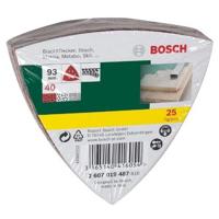 Bosch Accessories 25-teiliges Schleifblatt-Set für Deltaschleifer, Körnung 40 2607019487 Schuurblad Met klittenband, Geperforeerd Korrelgrootte (num) 40 - thumbnail