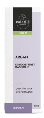 Argan koudgeperst basisolie bio glazen fles 100 Milliliter