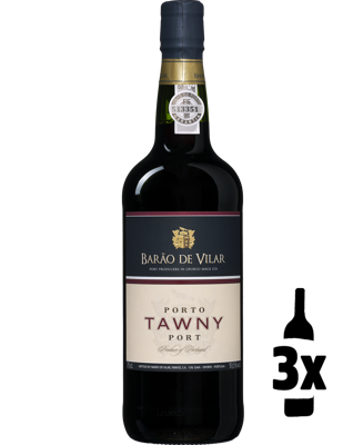 3 flessen Barão de Vilar Tawny Port Probeerpakket