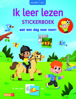 Deltas Ik leer lezen stickerboek - wat een dag voor noor! avi start