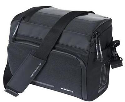 Stuurtas Basil Move KF 7-8 liter 17 x 23 x 20 cm - zwart Stuurtas Basil Move KF 7-8 liter 17 x 23 x 20 cm - zwart