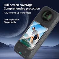 TELESIN° Displaybeschermfolie voor Insta360 X5 X4, camera-accessoire voor Insta360 X5 X4 displaybeschermfolie met 9H hardheid, krasbestendig, anti-vingerafdruk, zonder luchtbellen, 1 stuk - thumbnail