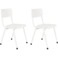 Zuiver Back to School stoel outdoor white - thumbnail