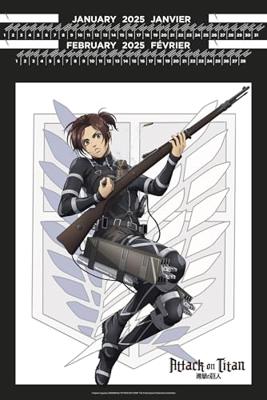 Attack on Titan Portfolio Calendar 2025 *English Version*