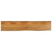 Tafelblad met natuurlijke rand 180x40x2,5 cm massief mangohout - thumbnail