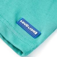Kindershirt met korte mouwen 104 donkermintkleurig - thumbnail