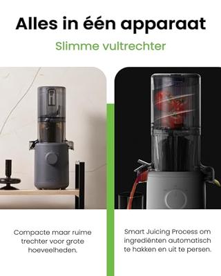 Hurom H310A Zwart - Slowjuicer | Juicer | Groenten en Fruitpers
