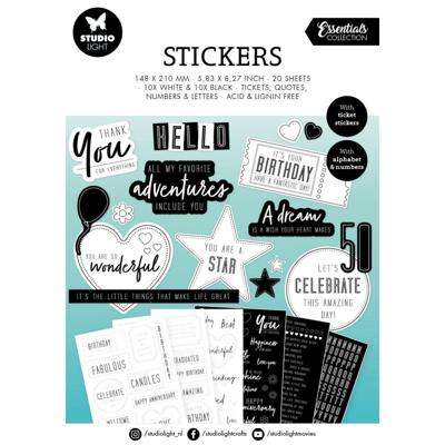 Studio Light • essentials sticker block sentiments