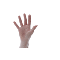 Handschoenen Vinyl Transparant Maat L - thumbnail