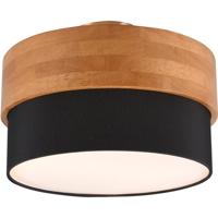LED Plafondlamp - Plafondverlichting - Trion Sella - E14 Fitting - 2-lichts - Rond - Mat Nikkel/Zwart - Aluminium - thumbnail