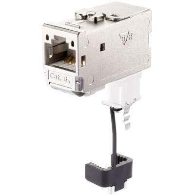 Metz Connect 130B12-E RJ45-inbouwmodule E-Dat CAT 6A 1 stuk(s)
