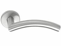 Formani Basics LB4-19 EN1906/3 deurkruk geveerd op rozet - mat RVS - thumbnail