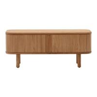 Kave Home TV-meubel 'Mailen' Essenhout, 120cm, kleur Naturel - thumbnail