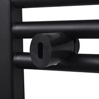 VidaXL Radiator / handdoekenrek recht 500x764 mm zwart - thumbnail