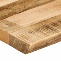 Tafelblad met natuurlijke rand 100x40x3,8 cm massief mangohout - thumbnail