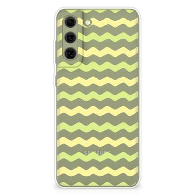 Samsung Galaxy S21FE | TPU bumper | Waves Yellow