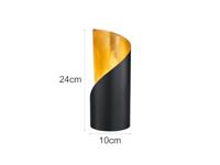 Trio Design nachtkastlampjeFrank zwart met goud - R50161032 - thumbnail