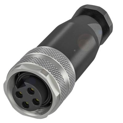 BALLUFF BCC0708 Sensor/actuator connector, niet geassembleerd Aantal polen (sensoren): 4 1 stuk(s)