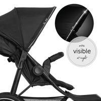 HAUCK - All-terrain kinderwagen - RUNNER 2 - 3 wielen - opvouwbaar met één hand - Zwart - thumbnail