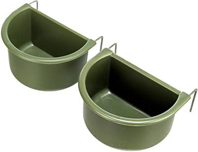 TRIXIE SET HANGBAKJES MET DRAADHOUDER KUNSTSTOF ASSORTI 75 ML / 85 ML 4 ST