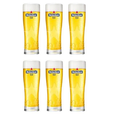 Heineken - Bierglas "0.0%" 250ml - 6 stuks Heineken - Bierglas "0.0%" 250ml - 6 stuks
