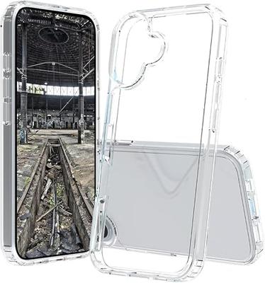 JT Berlin BackCase Pankow Clear Backcover Apple iPhone 16 Transparant Inductieve lading