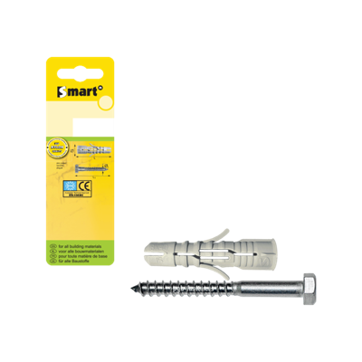 pgb-Europe SMART | plug nylon + DIN 571 Ø 14x70 NZN | 2 st SM0PZSN0114140070H