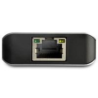 StarTech.com 3 Port USB-C Hub met Gigabit Ethernet RJ45 GbE Port - 2x USB-A, 1x USB-C - SuperSpeed 10Gbps USB 3.1/3.2 Gen 2 Type C Adapter Hub - USB Bus Powered - Aluminum - Compatibel met TB3 - thumbnail