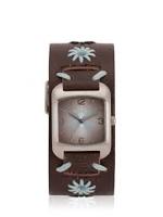 Horlogeband Fossil JR9066 Leder Donkerbruin 16mm - thumbnail