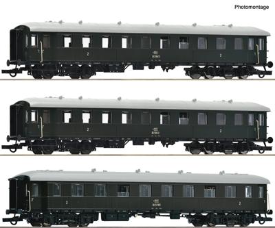 Roco 6200132 H0 3-delige set personenrijtuigen van de MAV