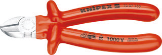 Knipex 70 07 180 VDE Zijkniptang Met facet 180 mm