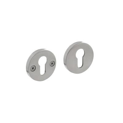 Intersteel Cilinderrozetten Eénzijdig Verdekt 55x8mm met Nokken RVS