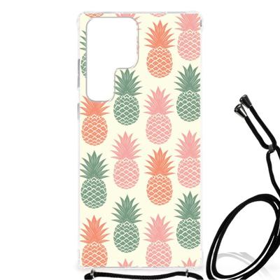 Samsung Galaxy S23 Ultra Beschermhoes Ananas Samsung Galaxy S23 Ultra Beschermhoes Ananas