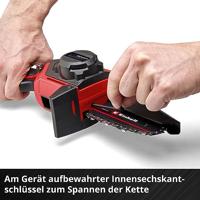 Einhell GE-PS 18/15 Li BL Kit Akku-Astkettensäge Accu-kettingzaag Accu 18 V Lengte mes 158 mm Incl. accu, Incl. oplader, Softgriff - thumbnail