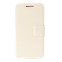 Samsung Galaxy Core Plus flipcase hoesje - Wit - thumbnail