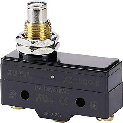 TRU COMPONENTS XZ-15GQ-B Microschakelaar 250 V/AC 15 A 1x aan/(aan) Moment 1 stuk(s)