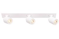 Freelight Spot Razza 3 lichts L 54 cm GU10 wit - thumbnail