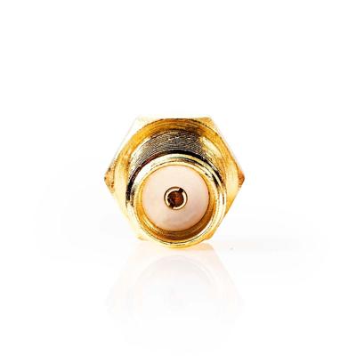 Nedis SMA-Adapter | SMA Female | TS9 | Verguld | 50 Ohm | Recht | Koper | Goud | 2 Stuks | Doos - CSGB02120GD