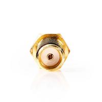 Nedis SMA-Adapter | SMA Female | TS9 | Verguld | 50 Ohm | Recht | Koper | Goud | 2 Stuks | Doos - CSGB02120GD - thumbnail