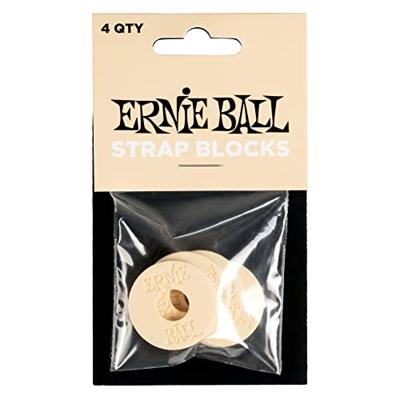 Ernie Ball 5624 Strap Blocks Cream (4 stuks)