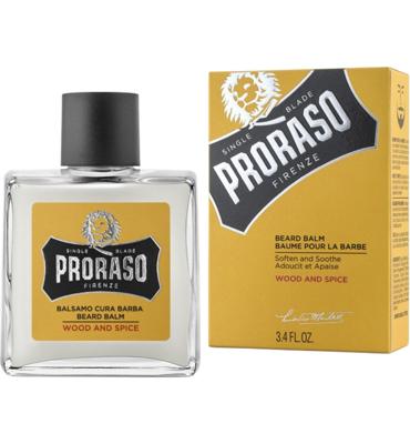 Proraso baardbalm wood & spice 100ml - thumbnail